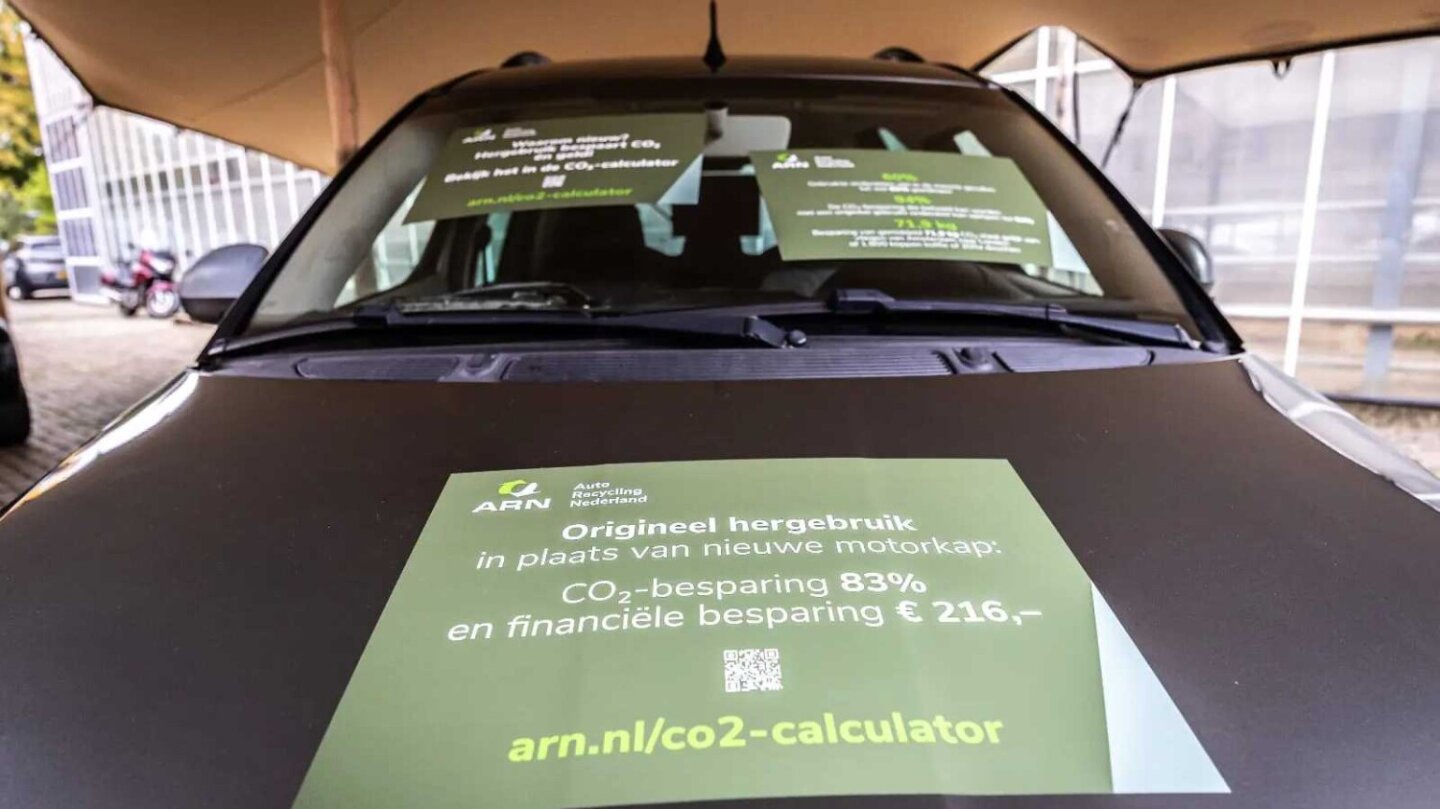 ARN: Autorecycling bespaart 3,4 ton CO2 per auto