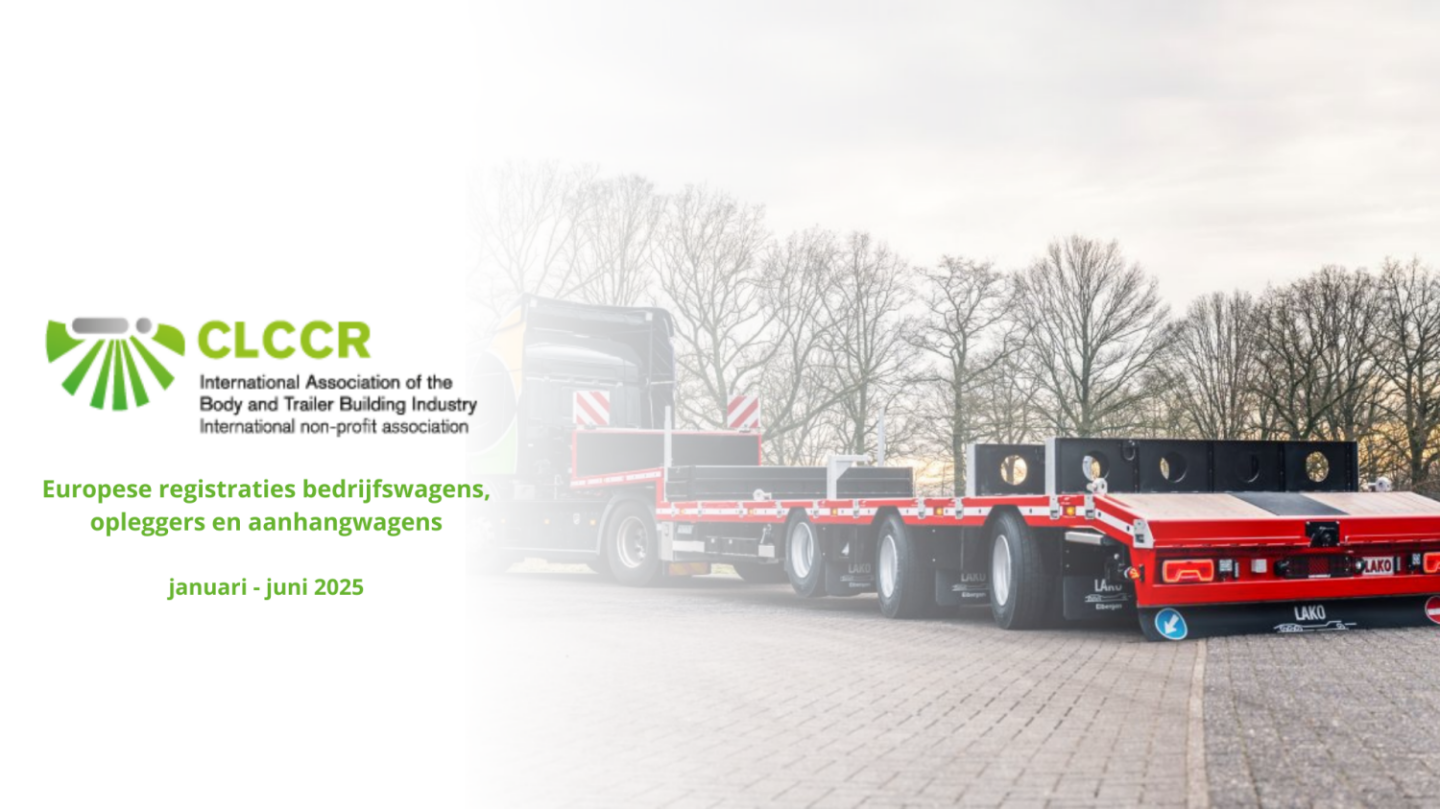 Europese registraties bedrijfswagens, opleggers en aanhangwagens 2025