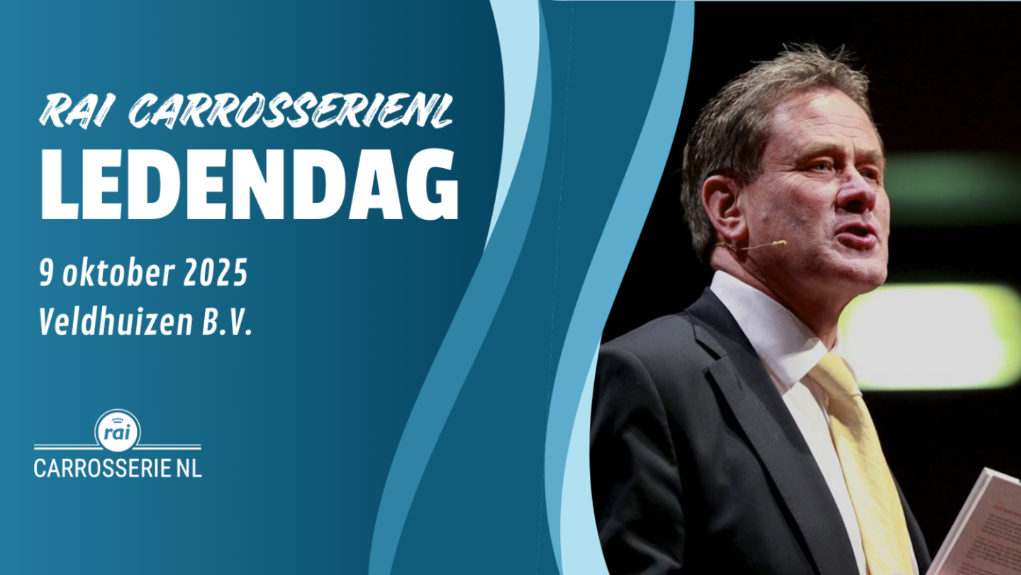 Jos Burgers spreker op RAI CarrosserieNL Ledendag