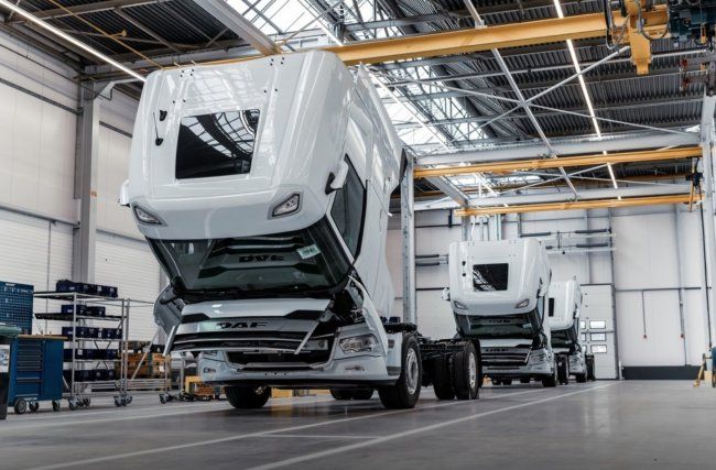 DAF start assemblagefabriek voor elektrische trucks