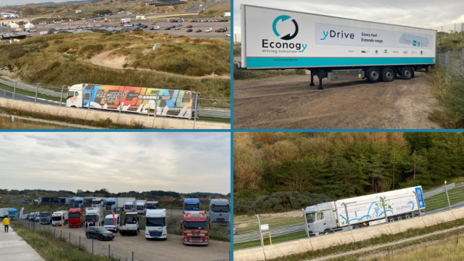 Elektrische trailer-as in de spotlights tijdens E-Truck Experience