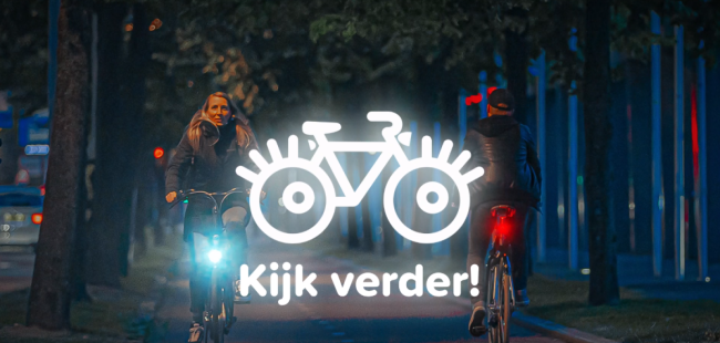 Wintertijd? Extra aandacht voor fietsverlichting met RKF-campagne ‘Kijk verder!’