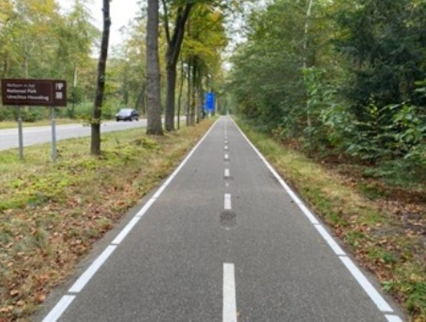 Het effect van markering op smalle fietspaden