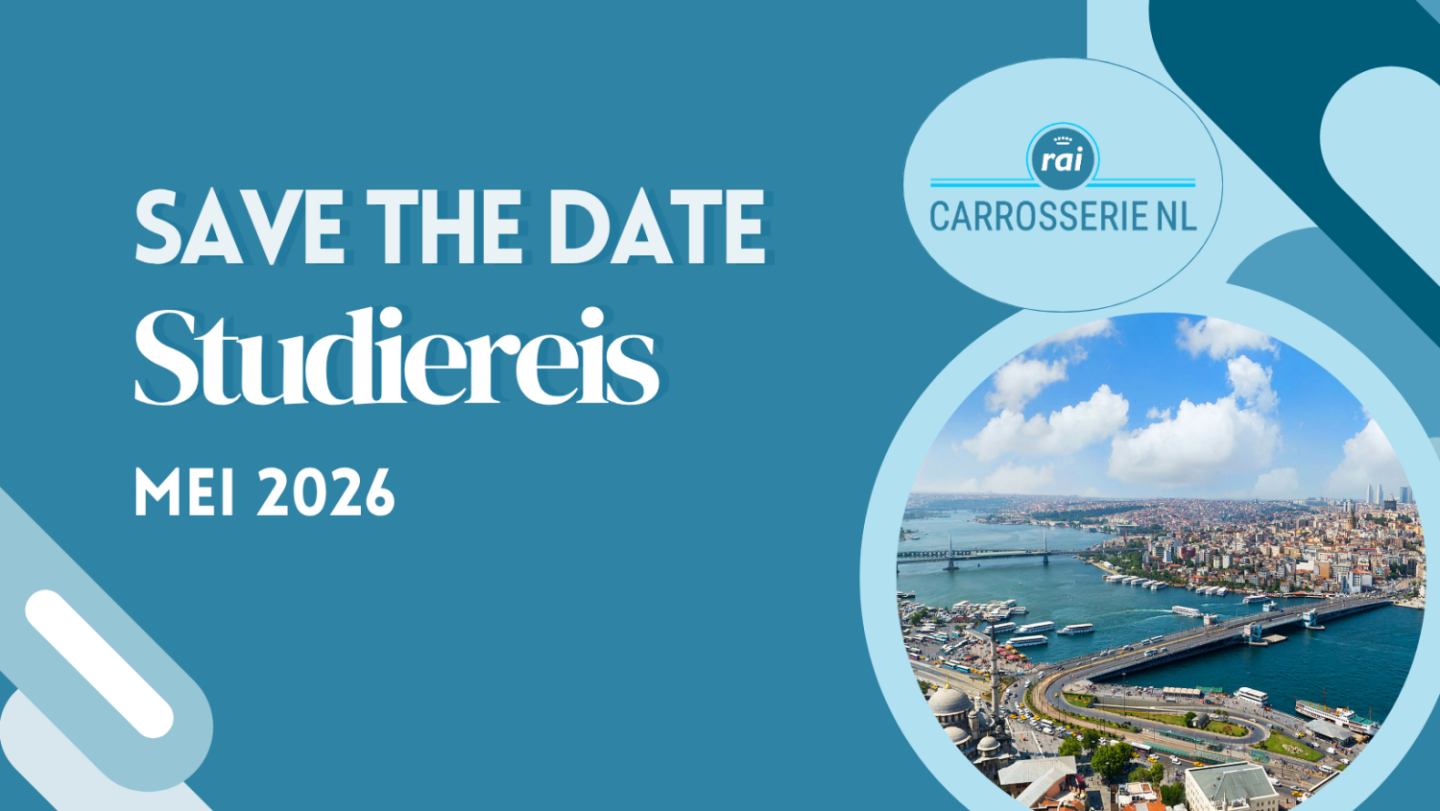 Save the date: mei 2026 - Studiereis RAI CarrosserieNL